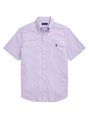 Classic Fit Gingham Oxford Shirt