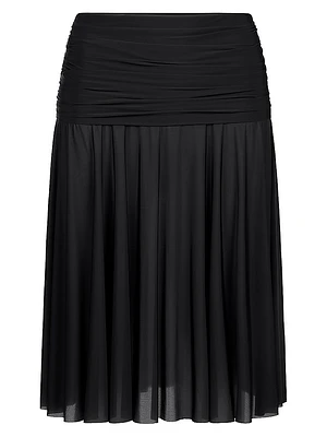 Milky Sheer Midi Skirt