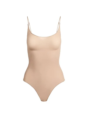 Sheer Seamless Thong Bodysuit