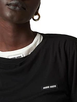 Ribbed Jersey T-Shirt