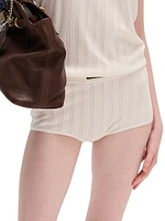Cashmere and Silk Shorts
