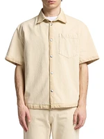 Regular-Fit Cotton Short-Sleeve Shirt