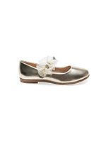 Baby Girl's Haile Rhinestone Flower Flats