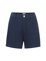 Taylor High Rise Linen Shorts