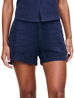 Taylor High Rise Linen Shorts