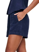 Taylor High Rise Linen Shorts