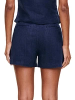 Taylor High Rise Linen Shorts