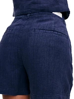 Taylor High Rise Linen Shorts