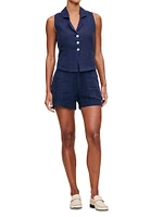 Taylor High Rise Linen Shorts