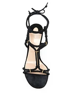 Lily 85MM Suede Strappy Sandals
