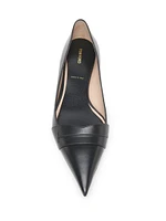 Eva 25MM Leather Ballerina Flats