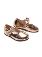 Baby Girl's Satin Elodie Rhinestone Bow Flats