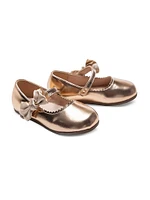 Baby Girl's Satin Elodie Rhinestone Bow Flats