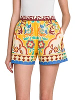 Tapestry Pull-On Shorts