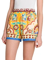 Tapestry Pull-On Shorts
