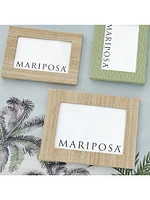 Palma Faux Grasscloth Frame