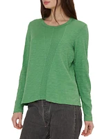 Long-Sleeve Cotton Slub Tee