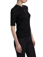 Adrian V-Neck Ribbed T-Shirt