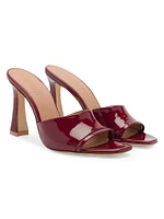 Roxanne 90MM Patent Leather Block Heel Sandals