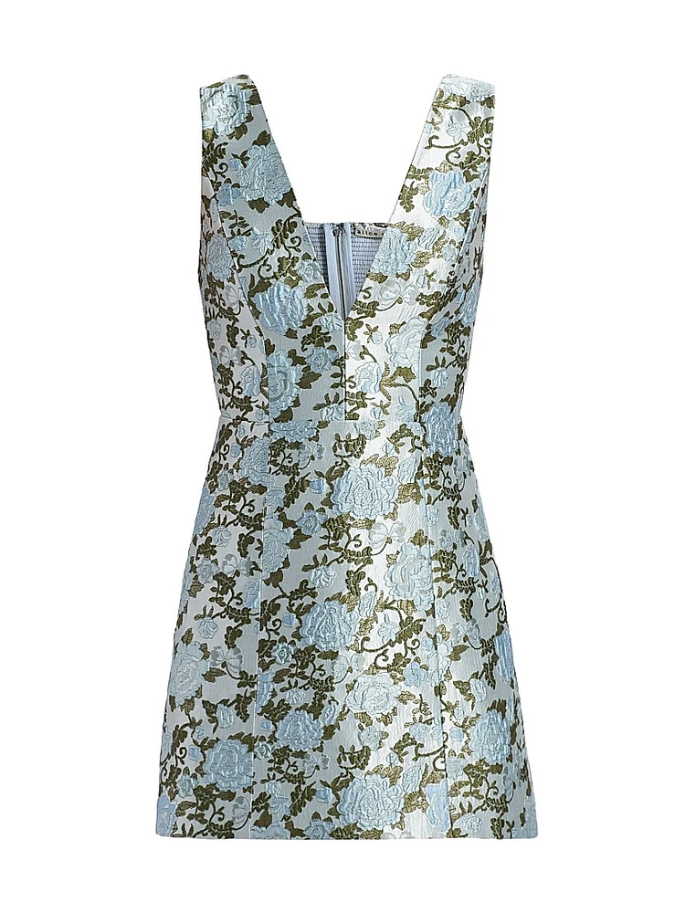 Tatum Floral Satin Minidress
