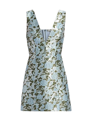 Tatum Floral Satin Minidress