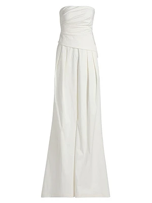 Loren Stretch-Cotton Jumpsuit