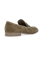 George Suede Penny Loafers