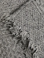 Wool-Blend Cable-Knit Tank