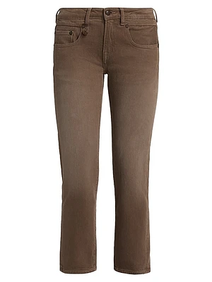 Boy Denim Straight-Leg Crop Jeans