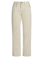 Romeo Cotton High-Rise Straight-Leg Jeans