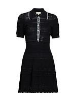 Dakoa Flared Polo Minidress