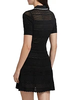 Dakoa Flared Polo Minidress