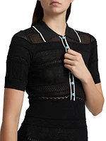 Dakoa Flared Polo Minidress