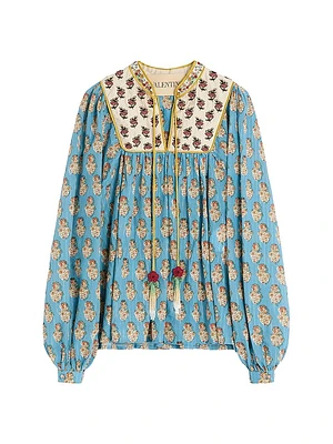 Cotton and Lurex Top