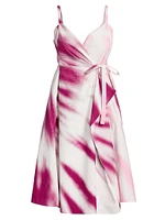 Thats A Wrap! Tie-Dye Midi-Dress