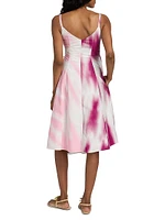 Thats A Wrap! Tie-Dye Midi-Dress