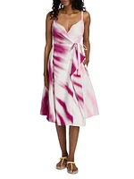 Thats A Wrap! Tie-Dye Midi-Dress