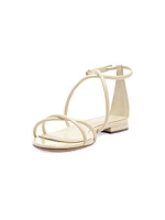 Lory Patent Leather Flat Sandals