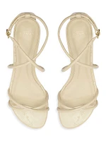 Lory Patent Leather Flat Sandals