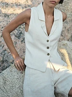 Neev Linen Top