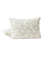 Marguerite Organic Print Decorative Pillow Cover