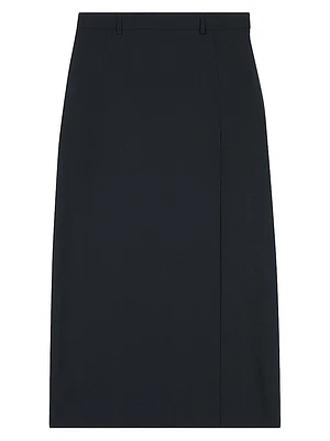 Slit Tailored Skirt