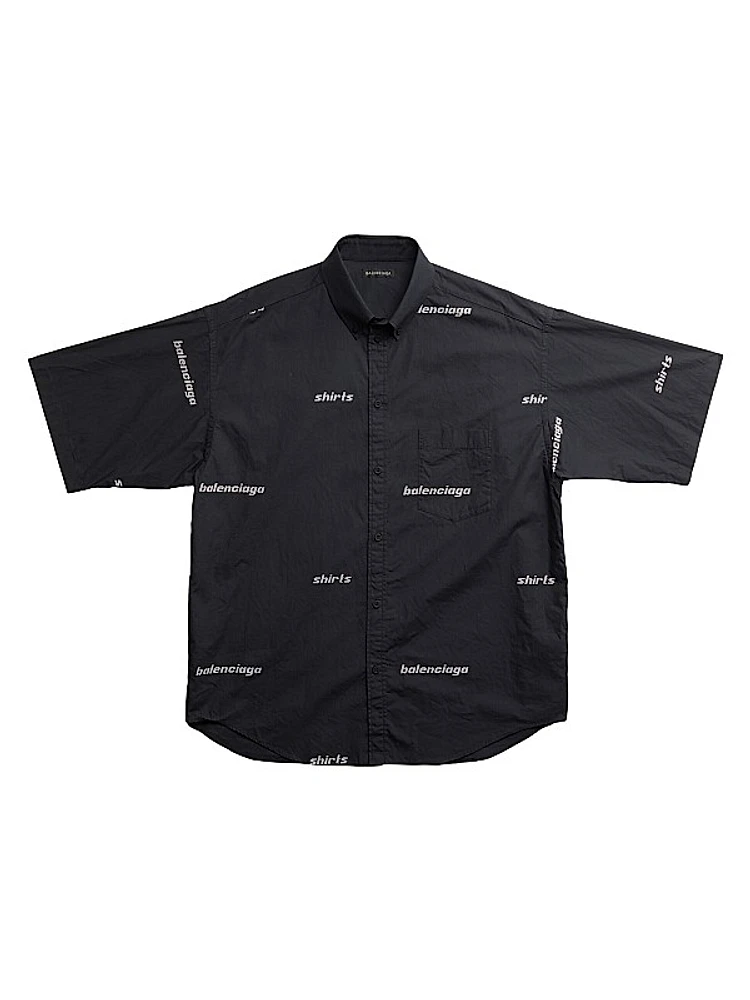 Shirt All Over Short Sleeve Large Fit Shirt