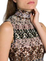 Floral Knit Sleeveless Top