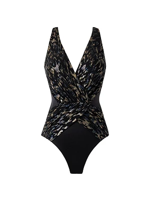 Sparkle Plenty Ibiza Surplice One-Piece Swimsuit