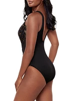 Sparkle Plenty Ibiza Surplice One-Piece Swimsuit