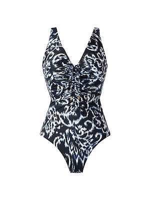 Adorn Bella Printed One-Piece Swimsuit