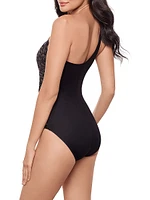 Sparkle Plenty Jena One-Shoulder One-Piece Swimsuit