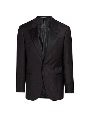 Jacquard Wool Dinner Jacket