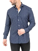Einstein Stretch Micro Paisley Shirt